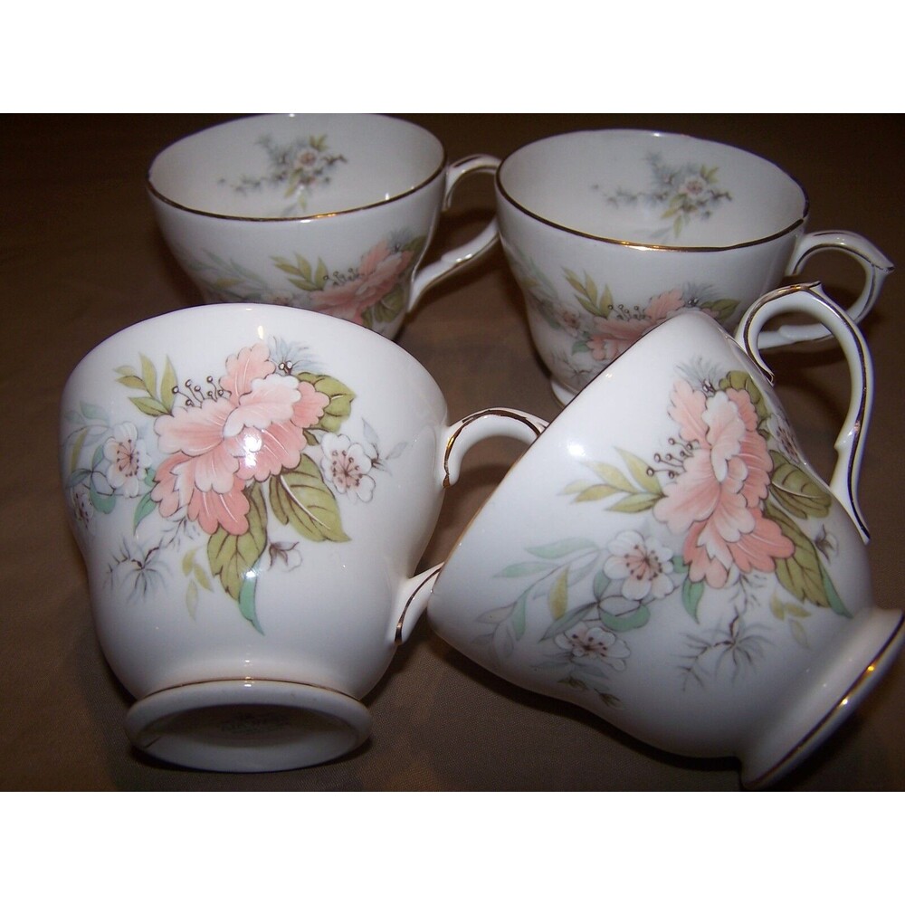 Duchess Fine‎ Bone China Made in England Set of 4 cups